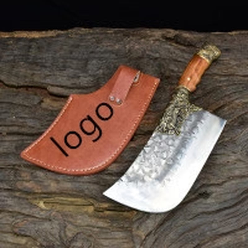 Household Bone Chopping Hand-Forged Kitchen Knife Dual-Use Knife Ghost Hand Made Chef Knives