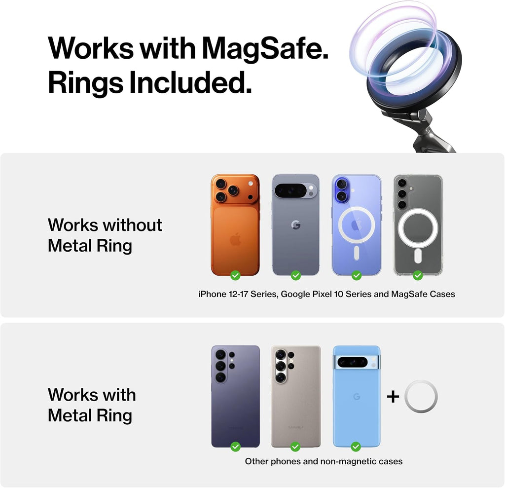 Hypermount (Gen 3) Magnetic Phone Holder, for Iphone and Android