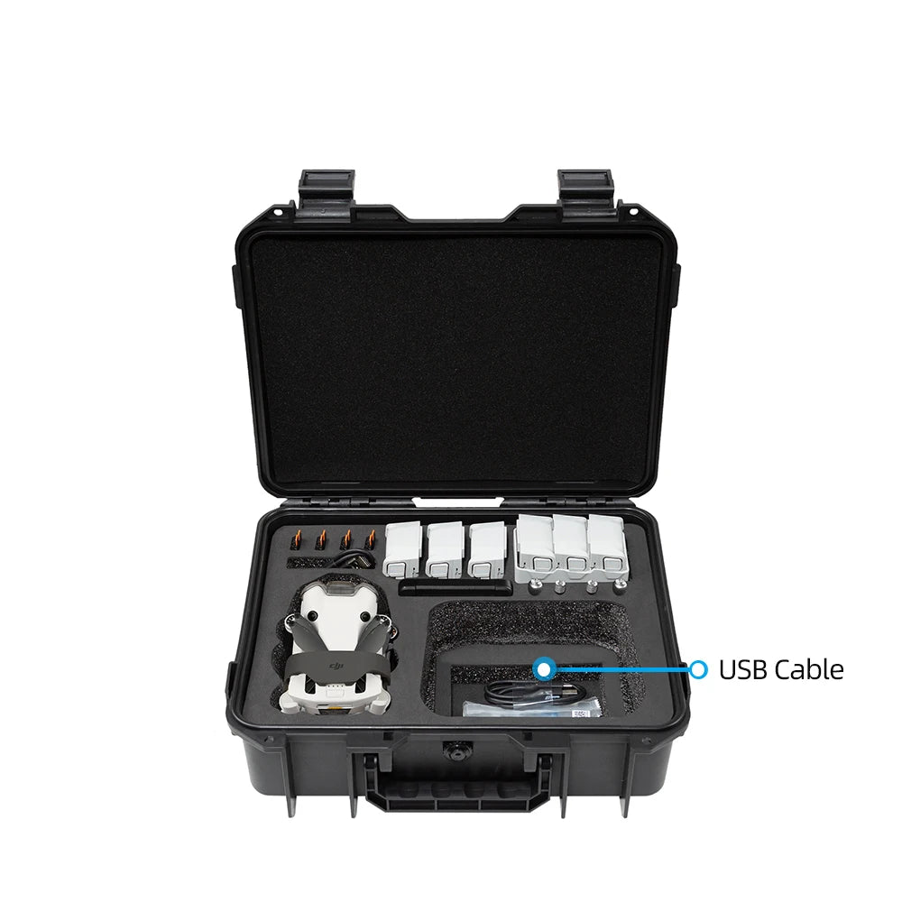 For  Mini 3/4Pro Case Mini 4 Pro Explosion Proof Case Mini 4 Pro Bag Portable Waterproof Box Hard Shell Large Capacity Case