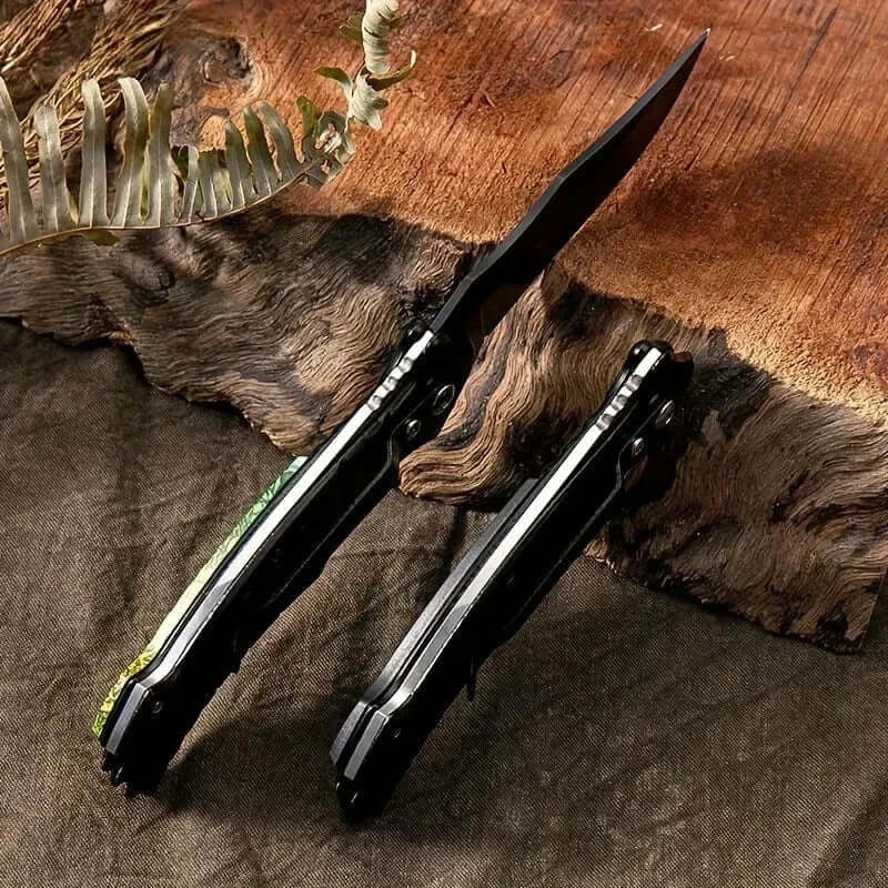 Compact Folding Pocket Knife – 5CR13MOV Stainless Steel EDC Knife for Camping & Everyday Use