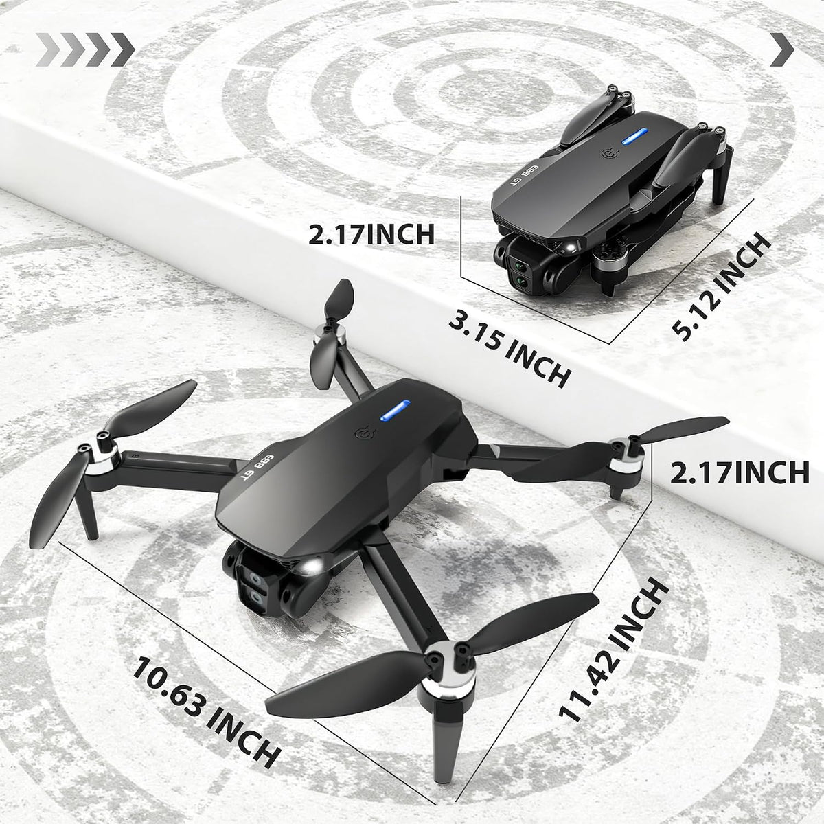 Drone with Screen on Controller, Ideal Toy Gift for Adults & Kids