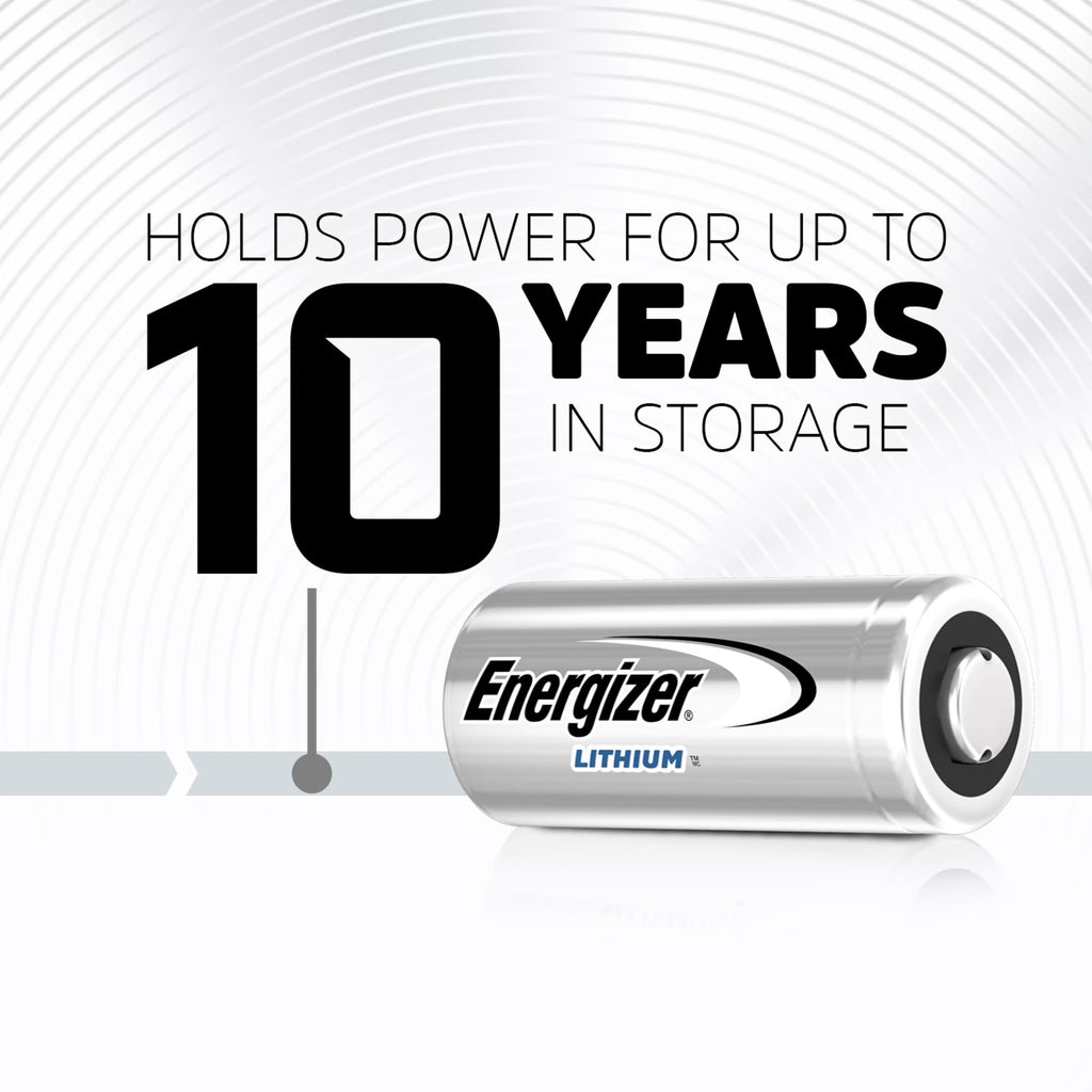 123 3V Lithium Photo Batteries (6 Pack), CR123A High Power Lithium Batteries Compatible with Cameras, Flashlights, Electronics and More