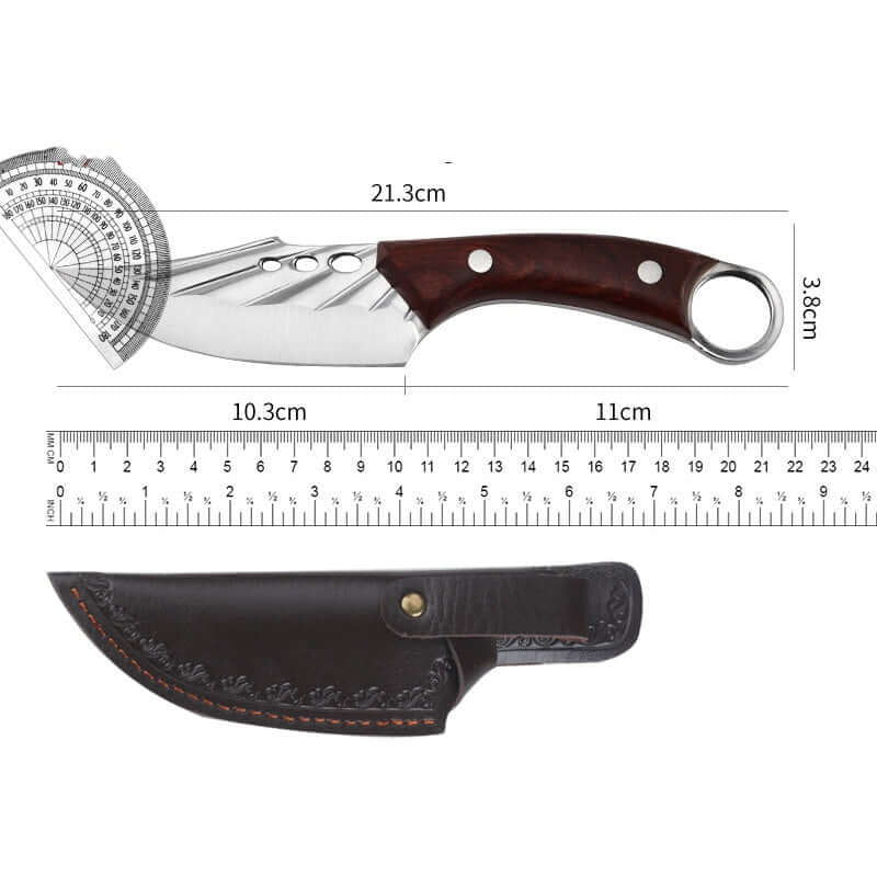 Outdoor Stainless Steel Boning Knife – Forged Retro EDC Utility Knife