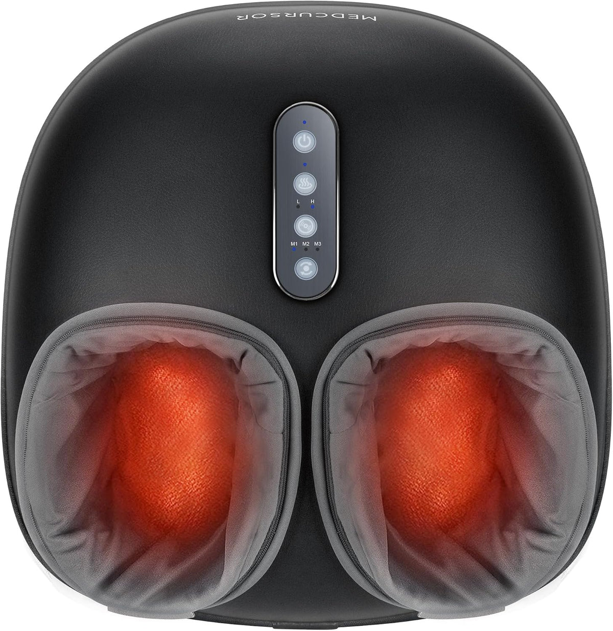Foot Massager with Heat - Shiatsu Feet Massage Machine Delivers Relief for Tired Muscles & Plantar, Deep Kneading Therapy, Multi-Level Settings for Home, Office Use, Size up to 13"