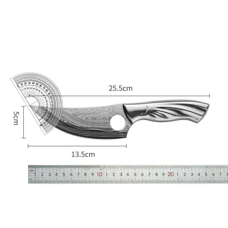 Damascus Stainless Steel Folding Knife – Bone Handle EDC Pocket Knife | Multi-Purpose Survival Knife for Men