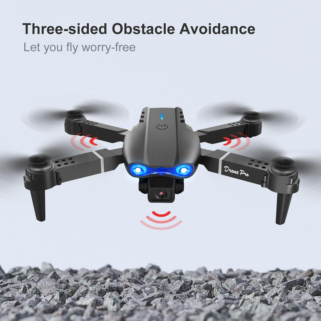 FPV Drone with 1080P Dual HD Cameras Upgraded Version RC Quadcopter for Adults, Beginner Wifi RC Drone Live Video, One Key Take Off/Land