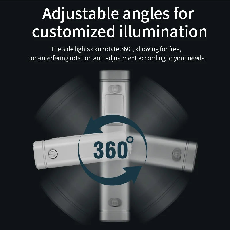 Rechargeable Searchlight for  Mini 4/5 Pro Drone Accessory Searchlight LED Night Flight Signal Light Flashlight Dual Light