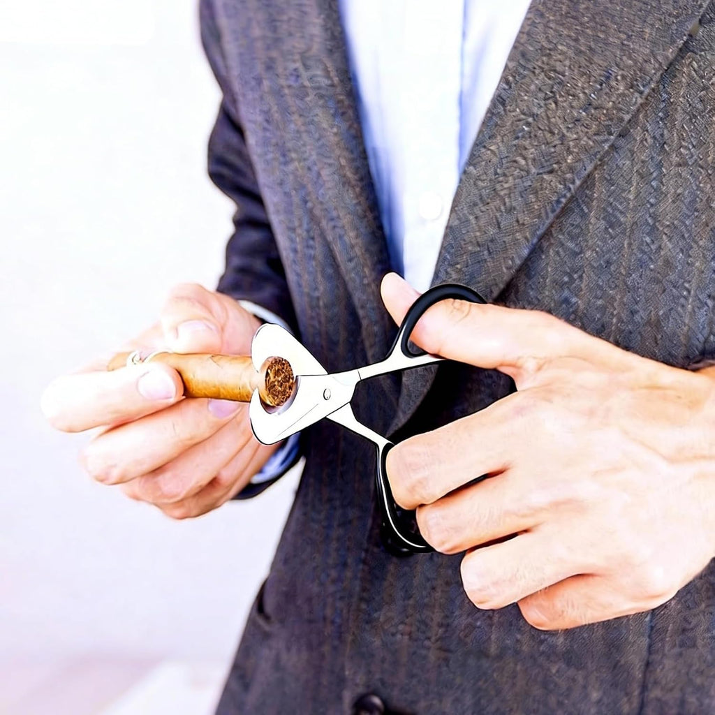 Cigar Cutter,Guillotine Cigar Cutter Cut Scissors for Cigar Trimming