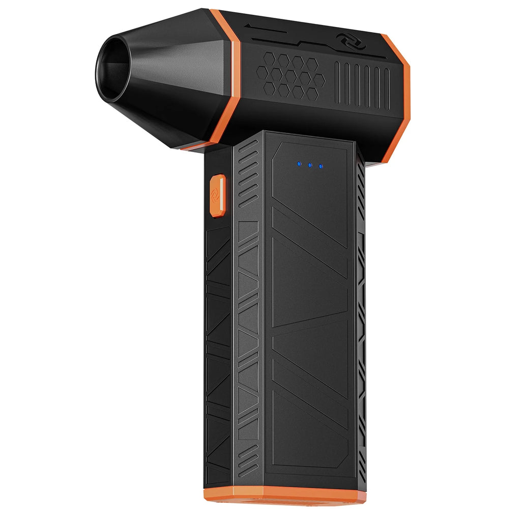 Cordless Air Duster, Portable Keyboard Cleaner, 110000RPM, Rechargeable Battery, Black