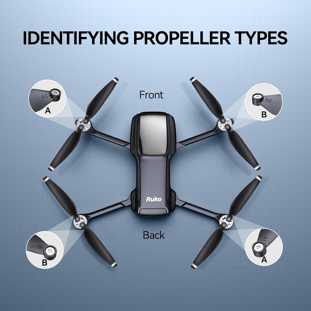 U11MINI 4K, Drones with Camera for Adults and  Original Replacement Propellers