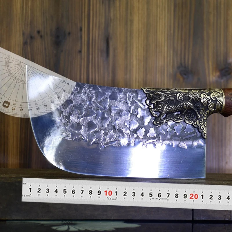 Household Bone Chopping Hand-Forged Kitchen Knife Dual-Use Knife Ghost Hand Made Chef Knives