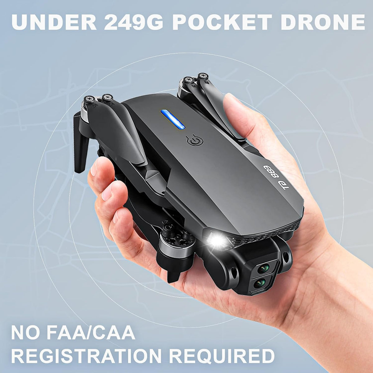 Drone with Screen on Controller, Ideal Toy Gift for Adults & Kids