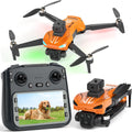 F180 Drones with 4K Camera Adults 4.5" LCD RC Screen, Follow Me Professional Drone GPS Auto Return Home, 5Ghz FPV Real-Time RC Quadcopter Dron for Beginner, SD Card, Long Flight Time under 249G