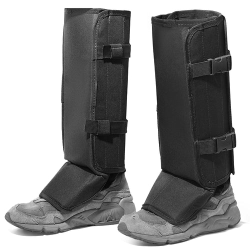 1 Pair Snake Gaiters for Leg Protection Outdoor Hiking Anti-Snake Gaiters Adjustable Snake Bite Protection