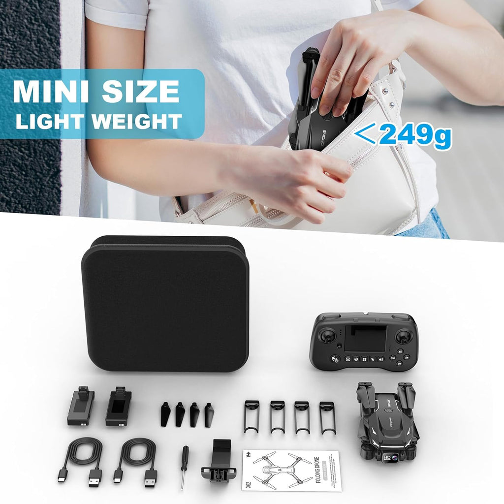 Drone with Camera, Screen on Controller Remote Control Quadcopter FPV Drone
