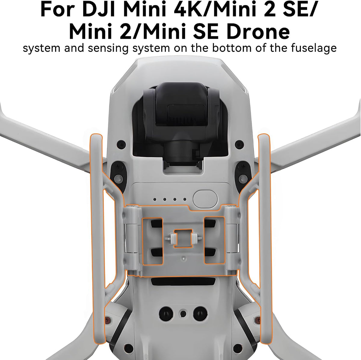 Mini 2 Se/Mini 4K Landing Gear Foldable Quick Release Extension Leg for DJI Mini 2 Series Drone Accessories
