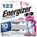 123 3V Lithium Photo Batteries (2 Pack), CR123A High Power Lithium Batteries Compatible with Cameras, Flashlights, Electronics and More