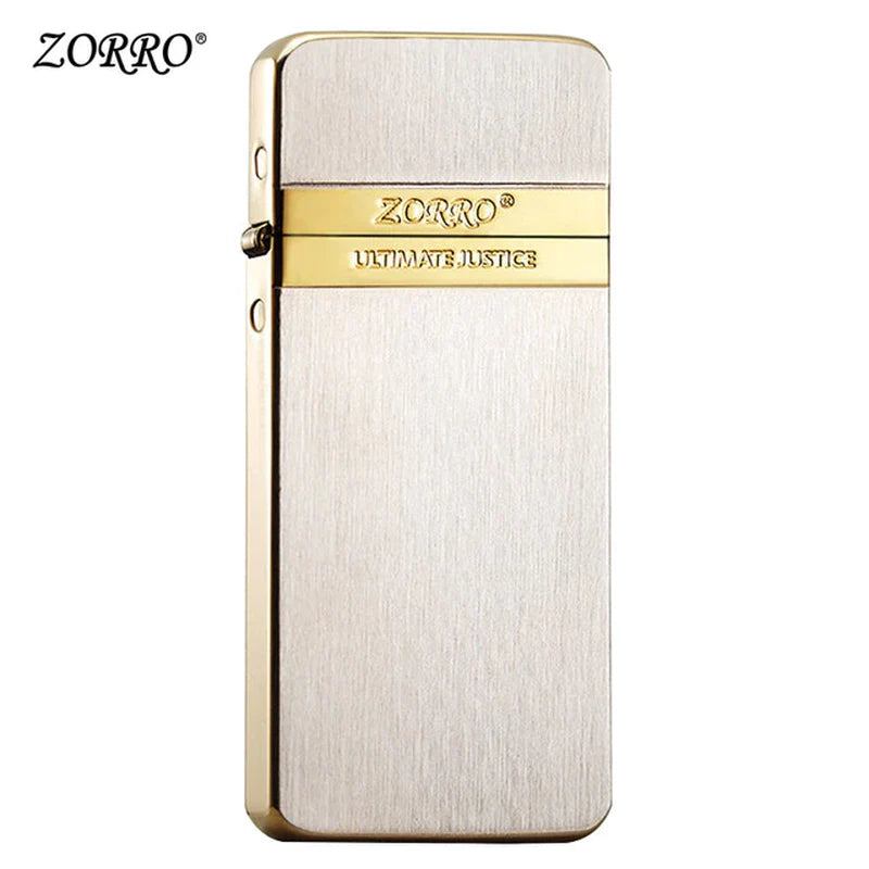 New Zorro Mini Ultra-Thin Pure Copper Kerosene Lighter Portable Metal Windproof Grinding Wheel Lighter Cigarette Lighter