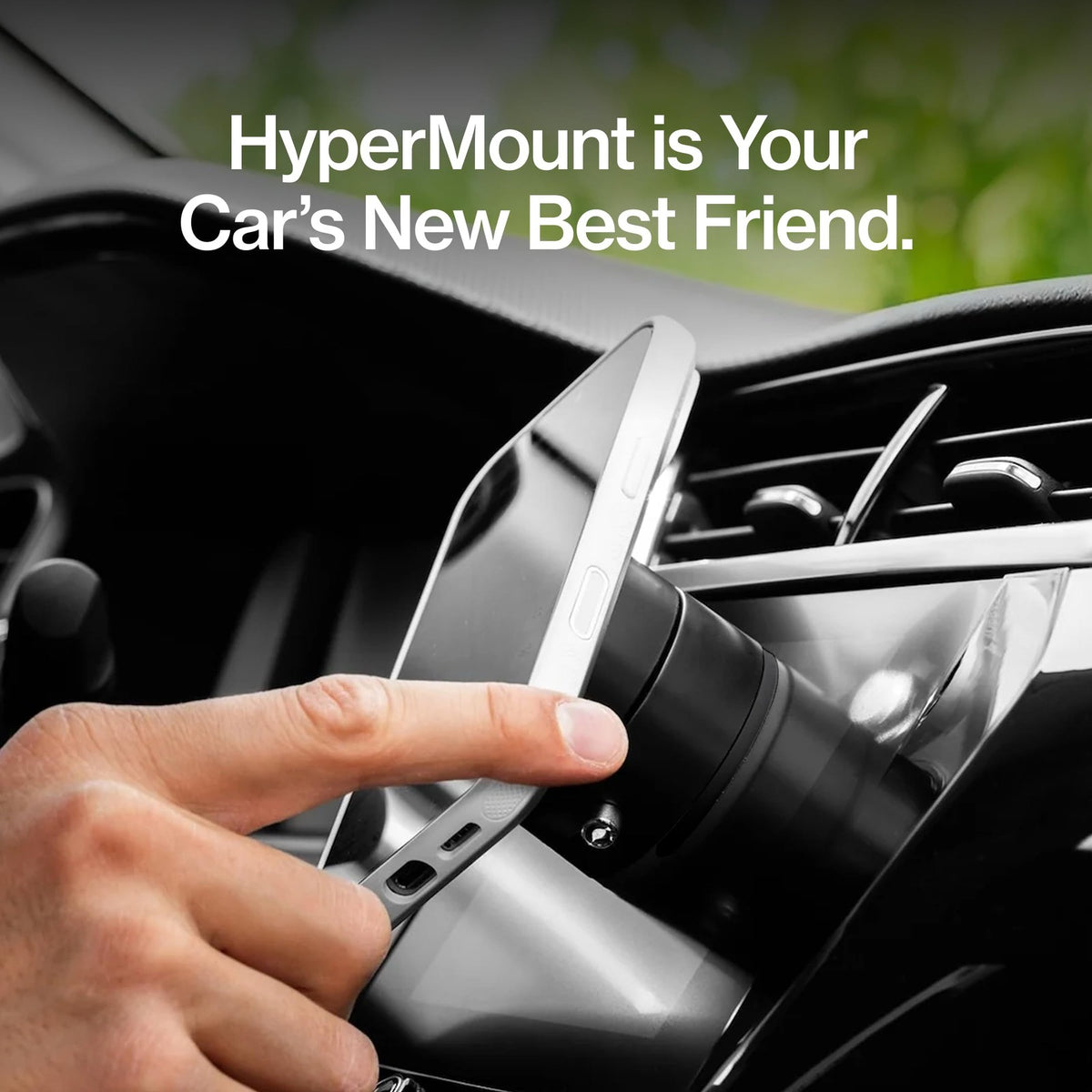 Hypermount® 2 Vacuum Phone Mount - Magnetic Phone Holder, Vacuum Seal Car Pho...