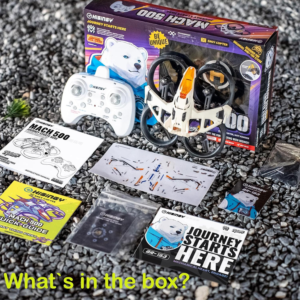 MACH 500 Tiny Drones for Kids, Mini Micro Nano Indoor RC Quadcopter for Age 8-12 10-15 12-14,Kids Drone with LED Light,Optical Flow Positioning,3 Speeds,Toys Gifts for Teen Boys Girls