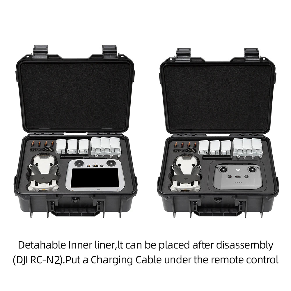 For  Mini 3/4Pro Case Mini 4 Pro Explosion Proof Case Mini 4 Pro Bag Portable Waterproof Box Hard Shell Large Capacity Case