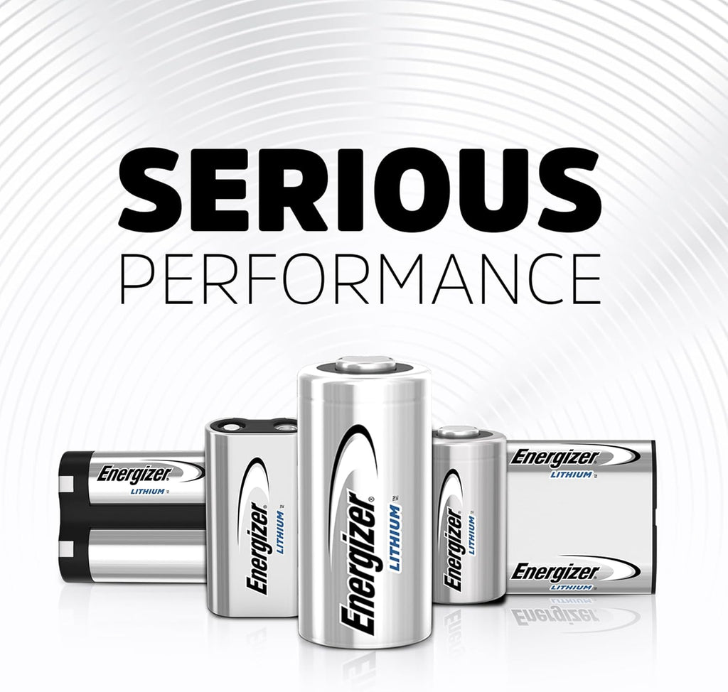 123 Lithium Batteries (2 Pack), 3V Photo Batteries