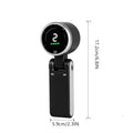 Portable Handheld Turbo Fan, 5 Gear Wind,4000Mah Battery Operated, up to 10 Working Hours, 3 in 1 Hand Fan Rechargeable with Air Turbo Tech Cooling Fan for Outdoor Activities, Travel, Working Fathersdaygift