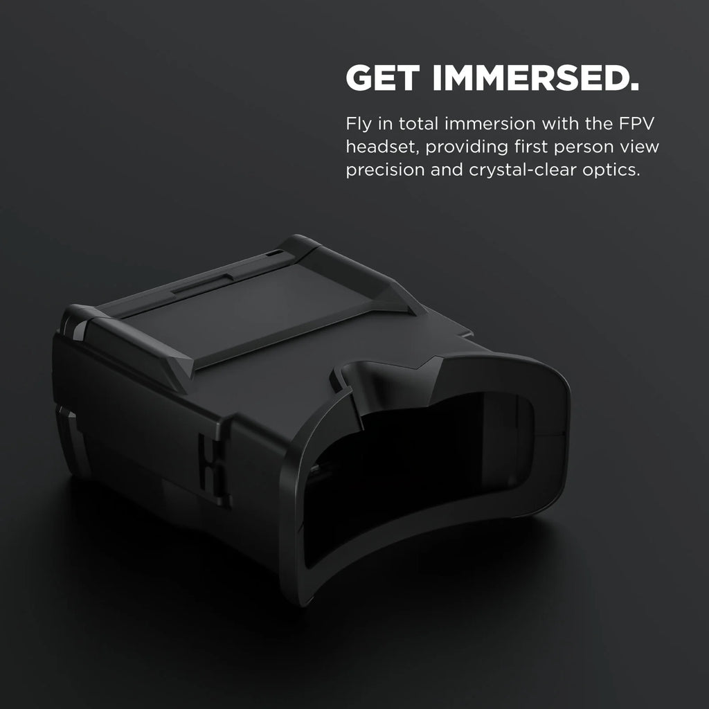 Skyvision 4K Ultra HD GPS Foldable Video Drone with 4.3" Display Controller, Brushless Motors, 1-Axis Gimbal, VR Headset, 17-Minute Flight Time & Travel Carry Case