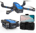 TL16 Drones with Camera for Adults 4K, Brushless Motor Mini Drone with Camera for Beginners with Headless Mode 360° Flip Gravity Control, Foldable Quadcopter for Adults, Blue