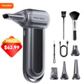 Electric Air Duster,150000 RPM Super Power Cordless Compressed Air Duster Mini Blower for Keyboard,Pc,Home Cleaning Outdoor,Car Cleaning,Black