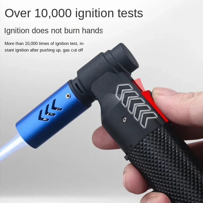 HONEST Gas Lighter Jet Butane Cigar Lighter Windproof Kitchen Tube Barbecue Metal Jewelry Welding Lighter Outdoor Gadgets Formen