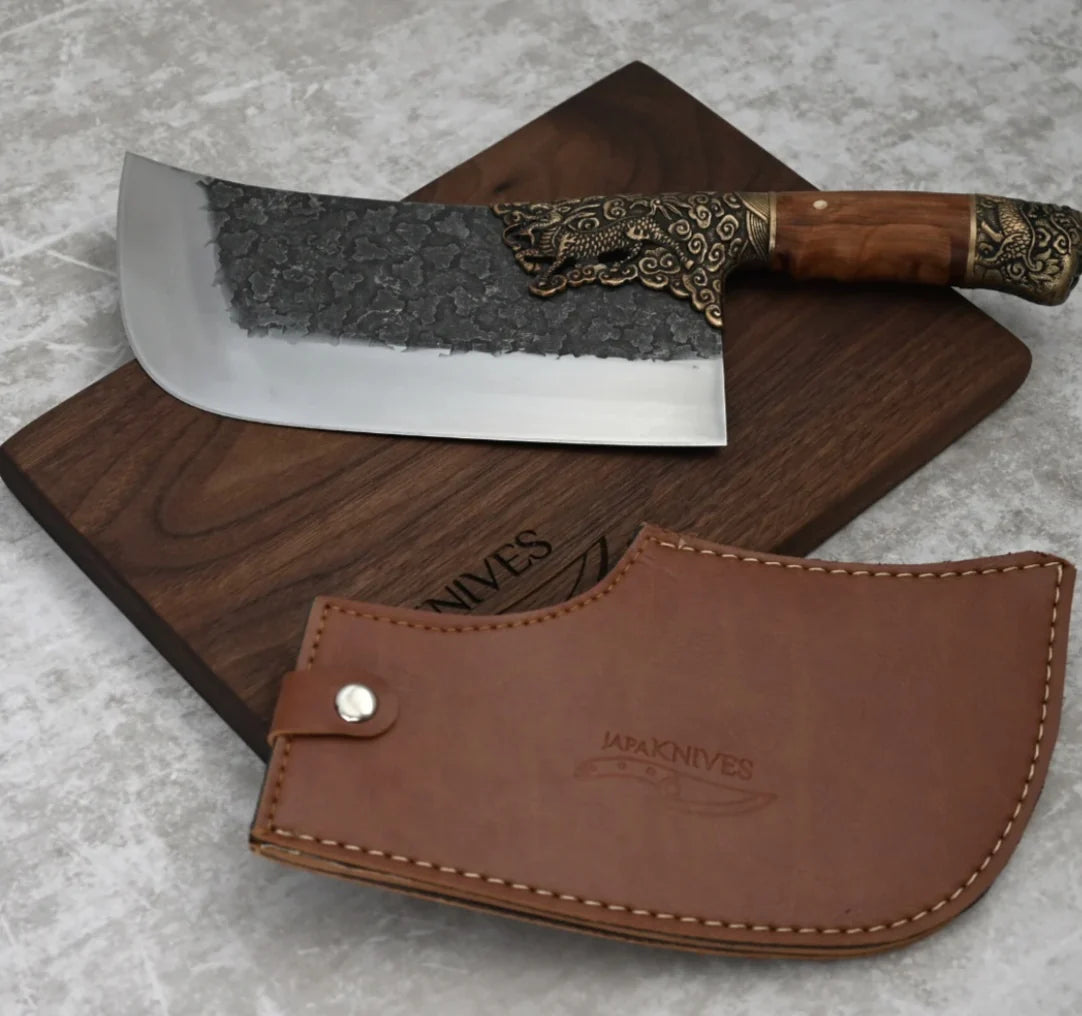 Household Bone Chopping Hand-Forged Kitchen Knife Dual-Use Knife Ghost Hand Made Chef Knives