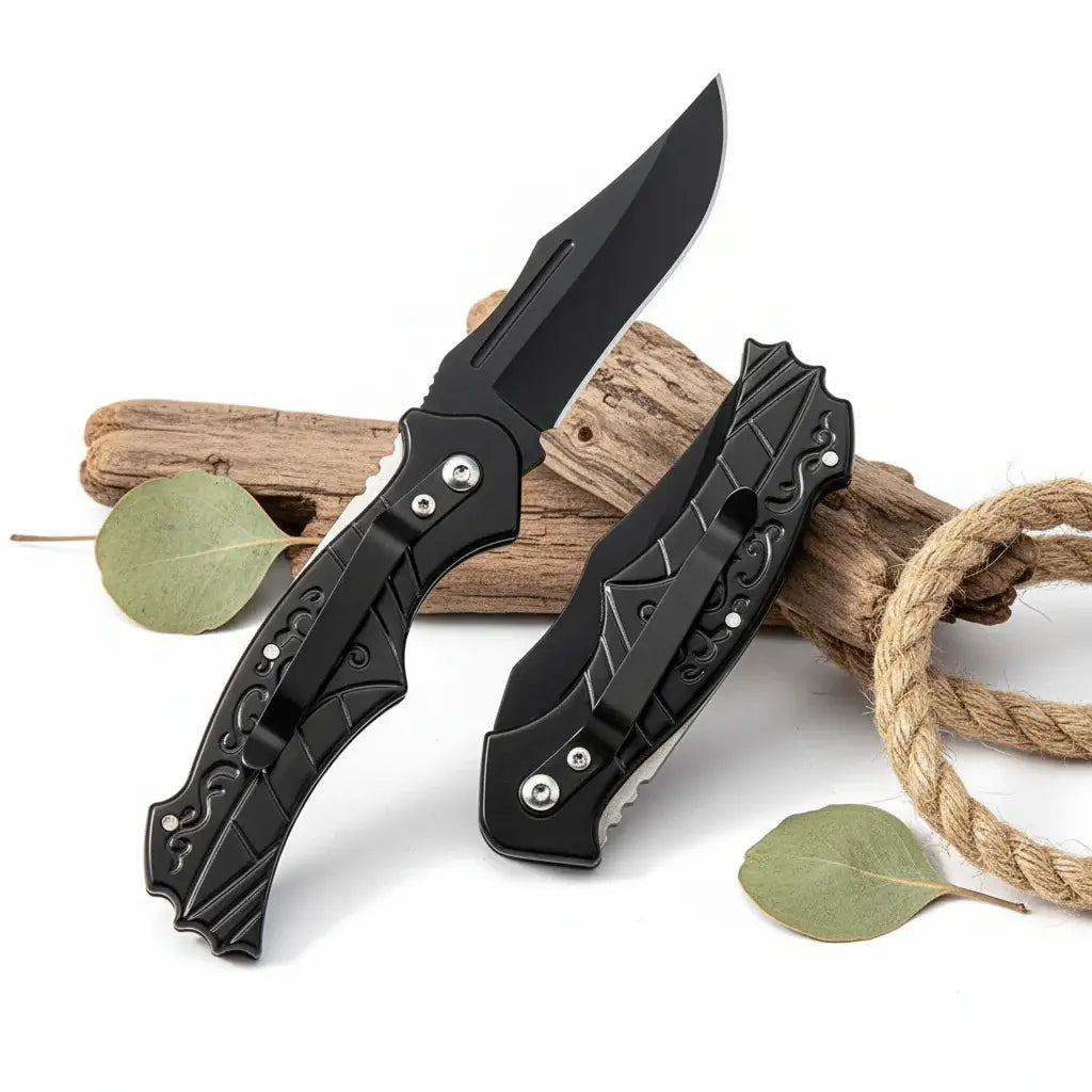Compact Folding Pocket Knife – 5CR13MOV Stainless Steel EDC Knife for Camping & Everyday Use