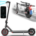 Foldable Adult Electric Commuter Scooter, 350W Motor, 19MPH Max Speed, 15 Mi Range, 8.5" Honeycomb Solid Tires, Dual Braking, Smart App Control, Lightweight Alloy Scooter for Students & Daily Travel