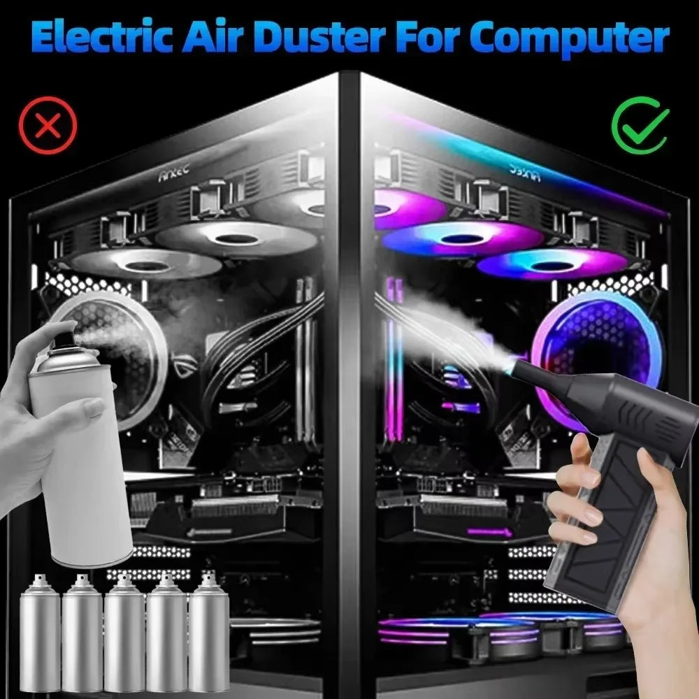 New Turbo Jet Blower 130000RPM Powerful Air Blower Brushless Motor Turbo Fan Jet Fan Cleaning Air Duster Blower Air Puissant Too