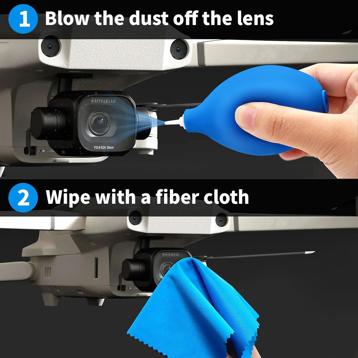 Drone Cleaning Kit for DJI, Holy Stone, Scoot, FPV Drone, Drone Accessories